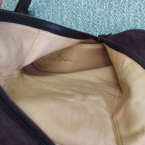 Cole Haan Brown Suede Knee-High Boots - Picture 14 of 14